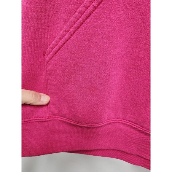 Jerzees Womens Michigan State Spartans Hoodie Medium Pink Spellout Sweatshirt - Picture 3 of 8